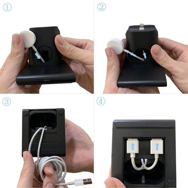 3-in-1 Wireless Charging Stand for iPhone, AirPods & Apple Watch - Image 2
