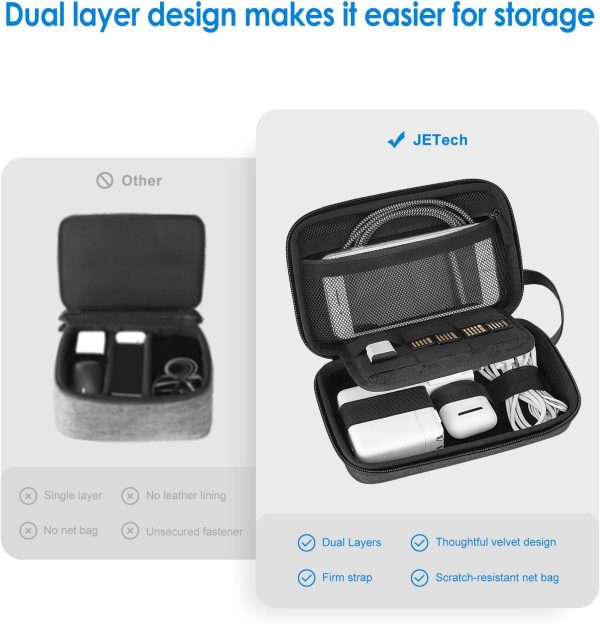 Travel Cable Organizer Case – Portable Gadget Pouch for Tech Essentials - Image 3