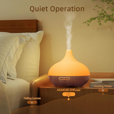 Essential Oil Diffuser with LED Lights – Create a Calm, Relaxing Space