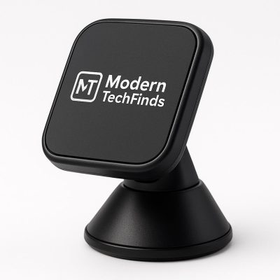 Magnetic Phone Mount – Dashboard Car Holder with ModernTech Branding