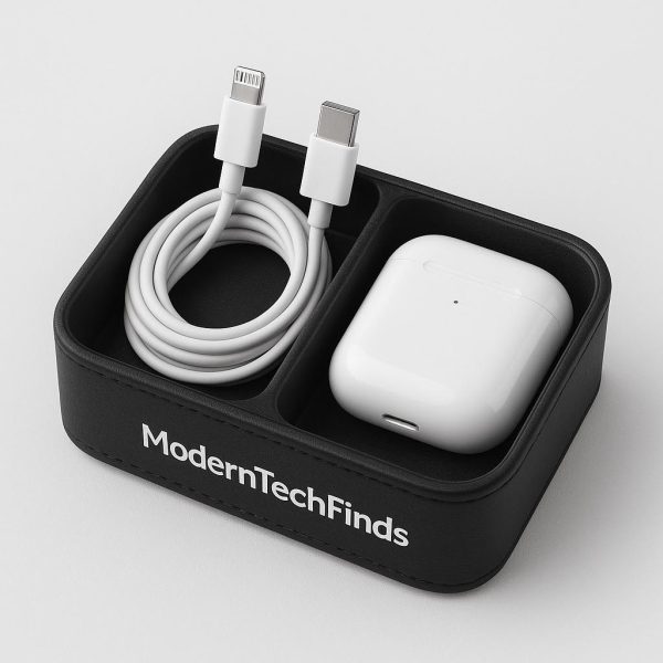 Compact Tech Tray – Cable & AirPods Holder